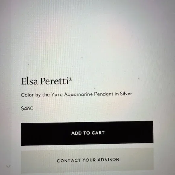 Tiffany & Co 16" sterling silver Elsa Peretti necklance. - Picture 4 of 6